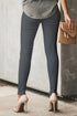 Plain High Waist Buttons Frayed Cropped Denim Jeans